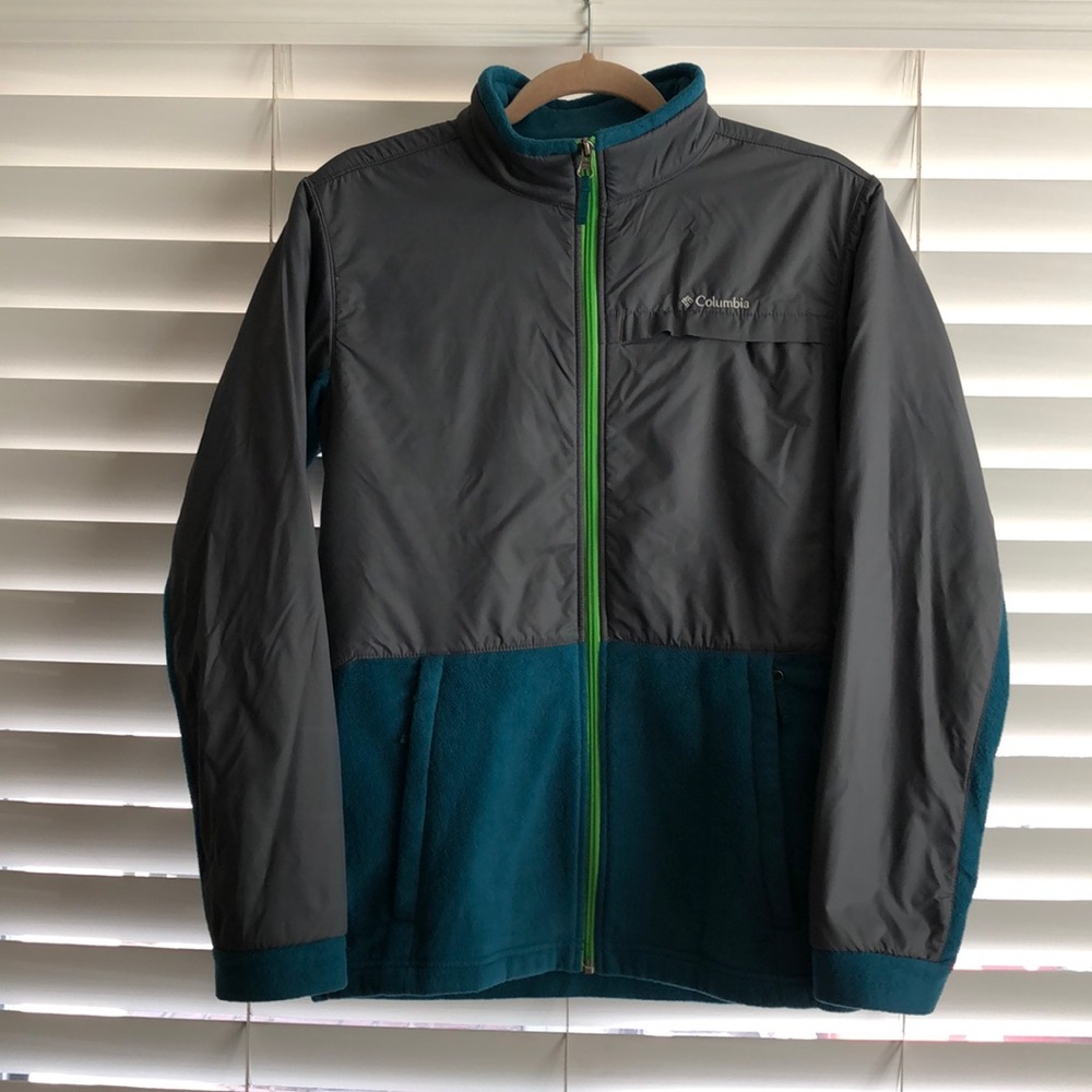 COLUMBIA Boys XL Steen's Overlay Fleece Jacket
